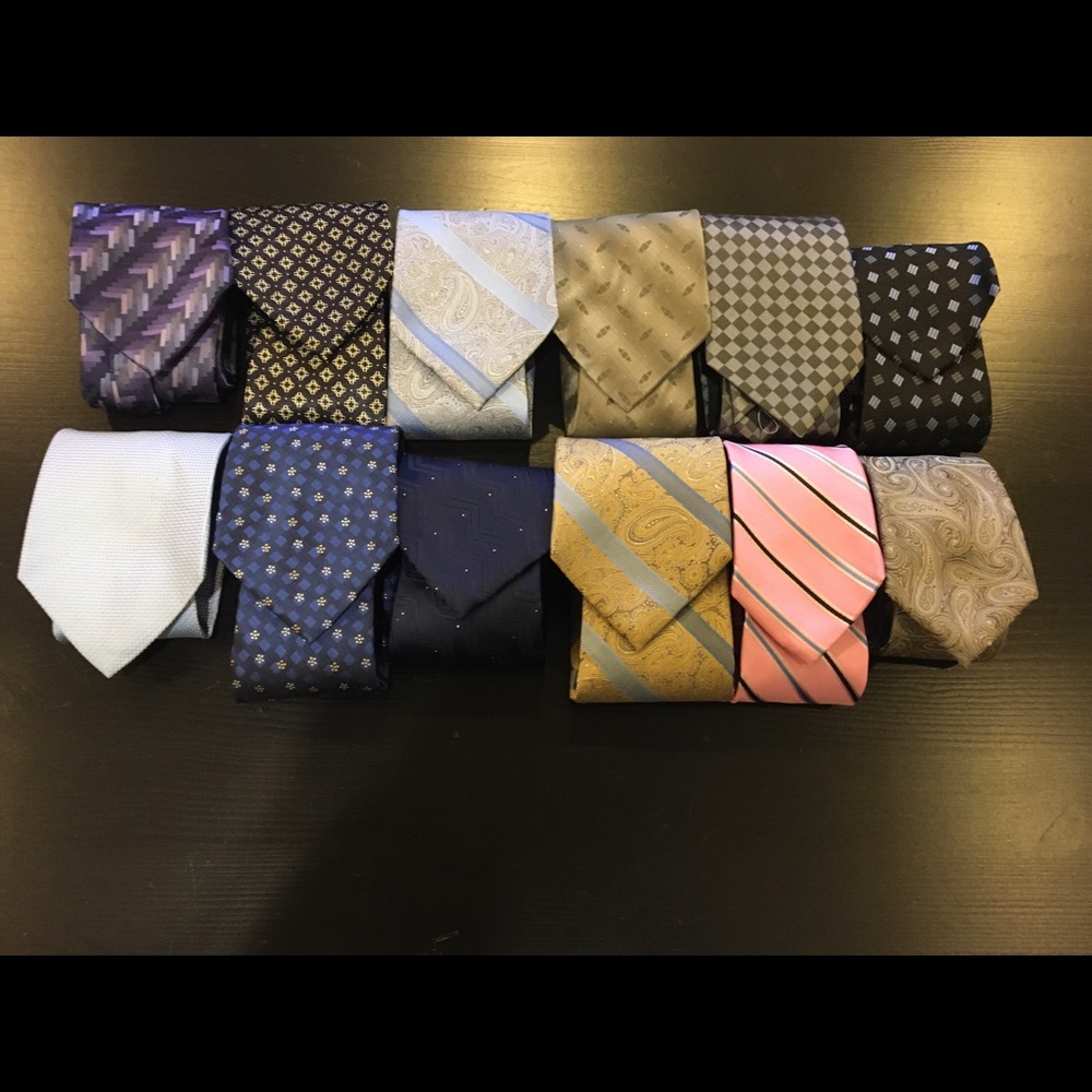 Lot of 12 preowned ties in good condition
